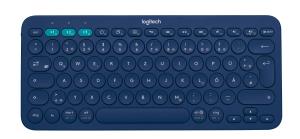K380 Multi-device Bluetooth Keyboard Blue Qwertzu Swiss-Lux