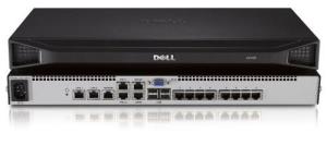 Dell DAV2108 8-Port Analogue, Upgradeable to Digital KVM Switch with One Local User, Single Power Supply