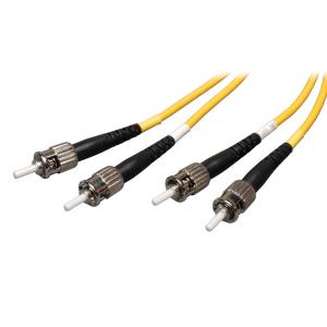 DUPLEX SINGLEMODE 9/125 FIBER PATCH CABLE (ST/ST) 2M (6 FT.)