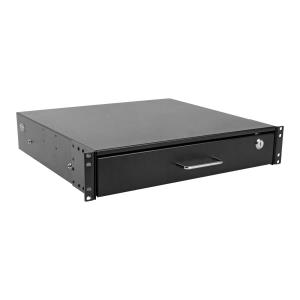 2U RACK-MOUNT STORAGE DRAWER LOCKING 22 KG CAPACITY