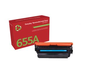 Compatible Everyday Toner Cartridge - HP 655A (CF451A) - Standard Capacity - Cyan