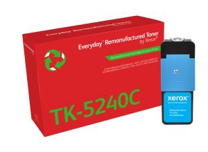 Everyday Remanufactured Compatible Toner Cartridge - Kyocera TK-5240G - Standard Yield - 3000 Pages - Cyan
