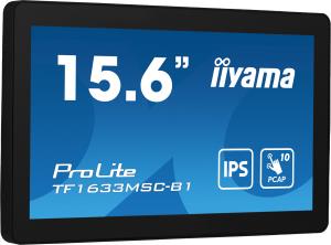 Touch Monitor - ProLite TF1633MSC-B1 - 16in - 1920x1080 (FHD) - Black
