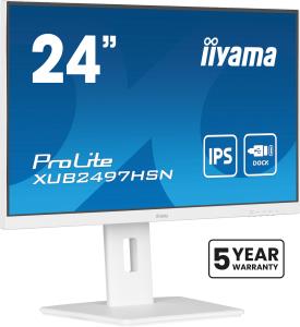 Desktop USB-C Monitor - ProLite XUB2497HSN-W2 - 24in - 1920x1080 (FHD) - White