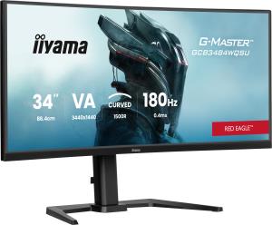 Desktop Monitor - G-MASTER GCB3484WQSU-B1 - 34in - 3440x1440 (UWQHD) - Black