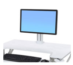 Accessory - WorkFit Single LD Monitor Kit - Tilt/Rotation - up to 27in - White