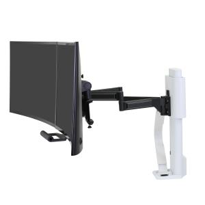 Monitor Mount - TRACE - Desk - 2 monitor - Tilt/Pan/Rotate - up to 27in - White