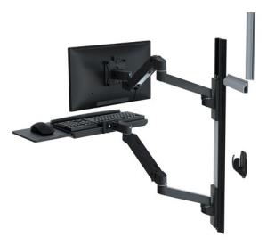 Lx Pro Arm Wall Mount System - Matte Black