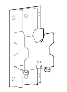 Accessory Mini Pc Mount For Lx Pro Wall System - Industrial Grey