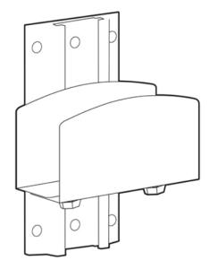Accessory - Small Pc Mount For Lx Pro Wall System - Industrial Grey