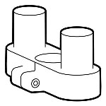Accessory - Single To Dual Side-by-side Conversion Kit Lx Pro - White