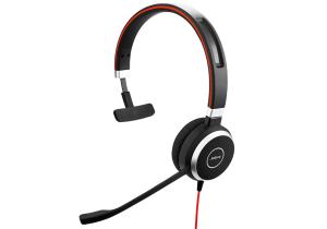 Headset Evolve 40 UC - Mono - 3.5mm - Black / Silver - BCM call centre approved