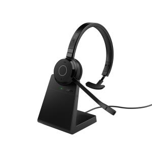 Headset Evolve 65 TE UC - Mono - Bluetooth - Link 390a - Stand