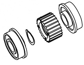 G2 Platen Roller Assembly (15-3218-01)