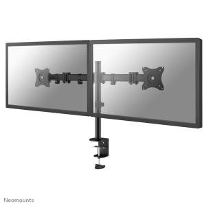 Monitor Mount - Wall - 2 Monitor - Tilt/swivel/rotate - Up To 27in - Black