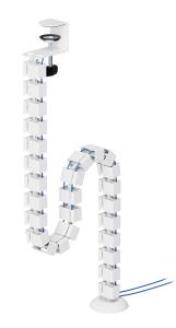 Cable Spine - Modular Vertebrae - Clamp-on Design - Universal - White