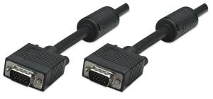 SVGA Cable With Ferrite Hd15/hd15 P/p Connection 10m