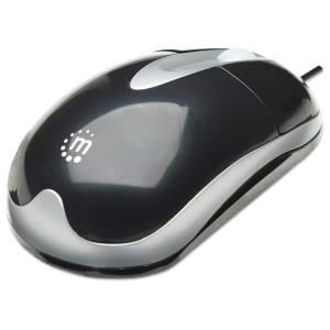 Optical Scroll Mouse Silver/black 1000dpi USB