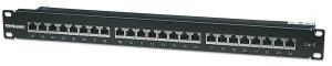 Patch Panel - 24 Port - CAT6 - Shielded - Black