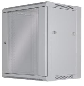 Wallmount Cabinet - 19in - 12U - Flatpack - Grey (711876)