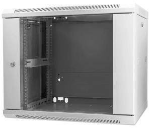 Wallmount Cabinet - 19in - 9U - 500x600x600mm - Assembled - Grey