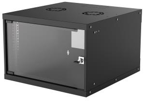 Basic Wallmount Cabinet - 19in - 6U - 560mm Deep - Ip20-rated Housing - Flatpack - Black