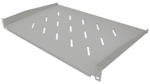 Cantilever Shelf 19in Grey 1u 2-point Front Mount 300mm