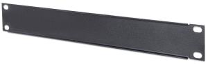Blank Panel - 10in - 1U - Metal - Black