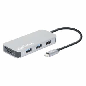 USB-C Dock/HUB/Reader 6-port- HDMI/Network/USB-A(X3)/USB-C Power Delivery