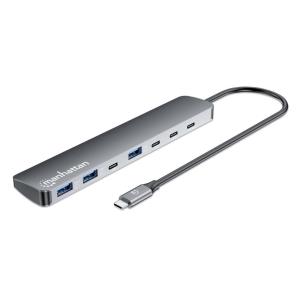 10G/5G USB-C / USB-A Hub 4+3 7-Port with Power Delivery