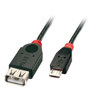 Cable Otg - USB 2.0 Micro-b - Usb 2.0 micro-a - 50cm