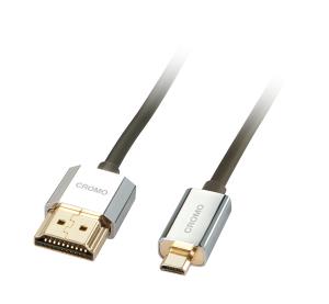 Cable - Cavo Slim - Cromo Hdmi High Speed - A/d - 50cm