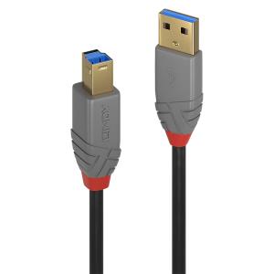 Cable - USB3.0 Type A To Type B - 2m - Anthraline