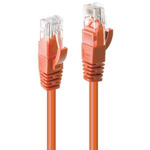 Network Patch Cable - CAT6 - U/utp - Snagless - Gigabit Orange - 2m