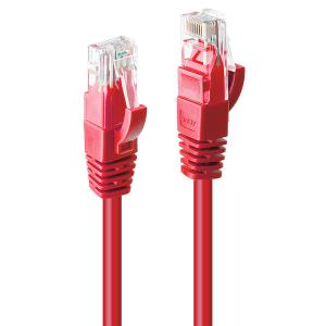 Network Patch Cable - CAT6 - U/utp - Snagless - Gigabit Red - 3m