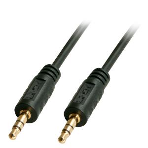 Audio Cable Premium - 3.5mm Stereo Jack To 3.5mm Stereo Jack - 25cm - Black