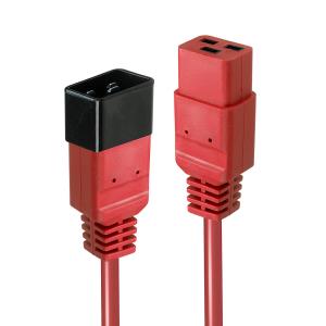 Extension Cable - Iec C19 To Iec C20 - 2m - Red