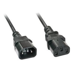 Extension Cable - Iec C14 To Iec C13 - 3m - Black