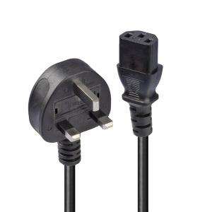 Extension Cable - Uk Mains 3 Pin Plug To Iec C13 - 7.5m