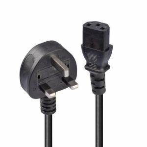 Extension Cable - Uk Mains 3 Pin Plug To Iec C13 - 10m