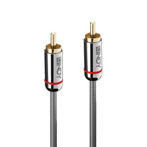 Digital Phono Audio Cable - Digital Coaxia Male To Male - Cromoline - 10m - Grey