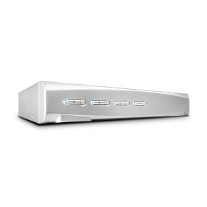 DVI-I Single Link 4 Port USB 2.0/audio KVM Switch Pro