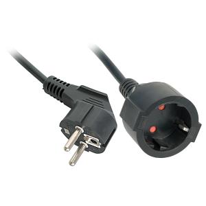 Extension Cable - Schuko - Black - 10m