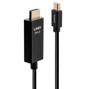 Cable - Active Mini DisplayPort - Hdmi - Black - 1m With Hdr