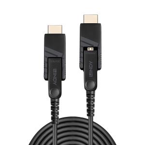 Cable Fibre Optic - Hybrid - Micro Hdmi 18g - Black - 100m