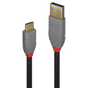 Cable USB 3.2 - USB-a Male - USB-c  Male - 2m - Anthraline With Power Delivery