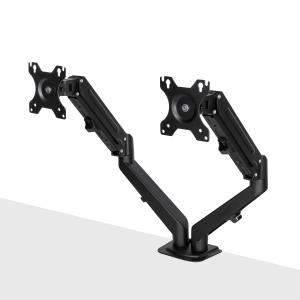 Dual Mount Desktop Gas Spring Arm - Black