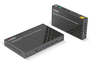 CAT6a Hdmi 4k60 & Type C Hdbaset 3.0 KVM Extender 70m