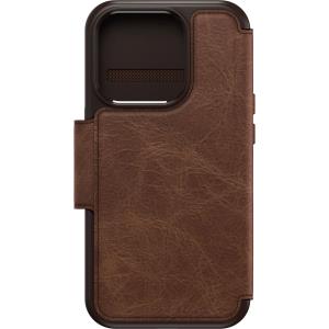 iPhone 15 Pro Case Strada Series Folio MagSafe - Espresso (Brown)