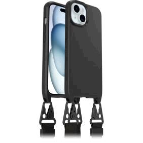 iPhone 15 Case with Strap React Series Necklace MagSafe - Black - Propack